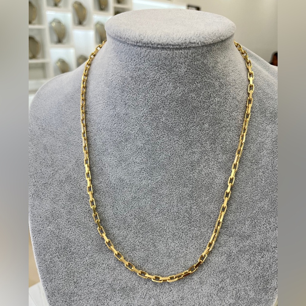 Stainless steel Elegant Gold Chain Necklace unisex